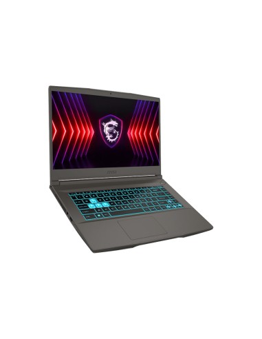 MSI PORTATIL. THIN A15 B7VE-071XES.15.6" FHD (1920*1080), 144HZ 45%NTSC IPS-LEVEL.RTX 4050, GDDR6 6GB.DDR5 8GB*2.512GB NVME PCIE