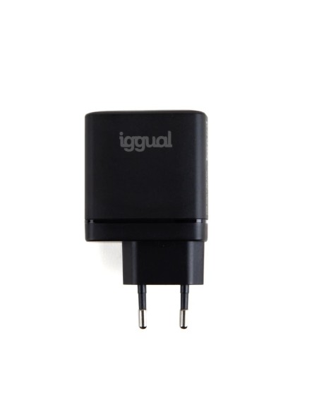 iggual Cargador rápido USB PD tipo C 45W GaN