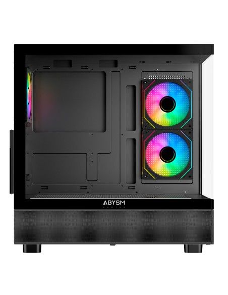 CAJA ATX DANUBE SAVA H400 PRIME -BLACK-TEMPERED GLASS- 3 X FAN 12CM ARGB  ABYSM