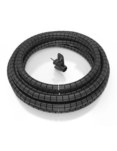 ORGANIZADOR CABLE AISENS EN ESPIRAL 25MM NEGRO 10.0M