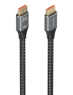 CABLE AISENS DISPLAYPORT V2.1 16K@60HZ 80GBPS DP M-DP M NEGRO 1.5M
