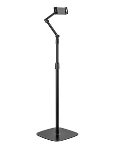SOPORTE AISENS SUELO UNIVERSAL AJUSTABLE (3 PIVOTES) TABLET NEGRO