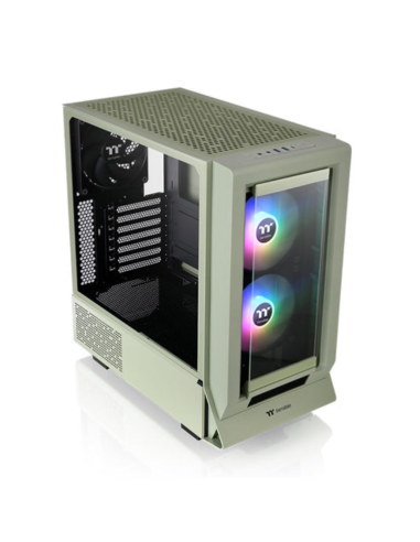 CAJA GAMING THERMALTAKE CERES 350 MX ATX 3XVENT 140 ARGB MATCHA SN FUENTEÂ