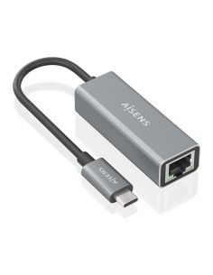 CONVERSOR AISENS USB3.1 GEN1 USB-C A ETHERNET GIGABIT GRIS 15CM
