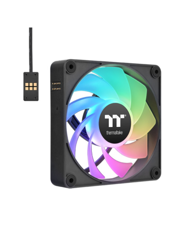 VENTILADOR INVERSO MAGNETICO DE CAJA THERMALTAKE CT120 EX ARGB 3XVENT NEGRO