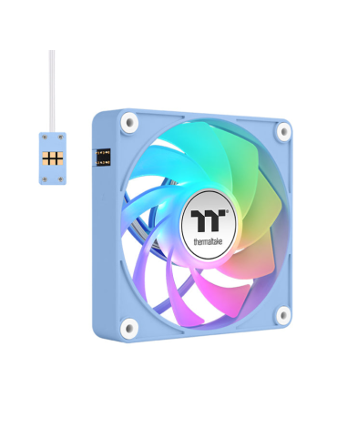 VENTILADOR INV MAGNETICO CAJA THERMALTAKE CT120 EX ARGB 3XVENT AZUL HYDRANGEA
