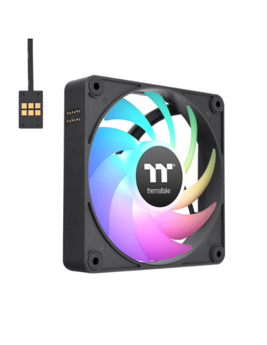 VENTILADOR MAGNETICO DE CAJA THERMALTAKE CT140 EX ARGB 3XVENT NEGRO