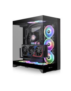 CAJA THERMALTAKE CTE E550 TG MID TOWER 2XUSB 3.0 1XUSB-C SN FUENTE NEGRO