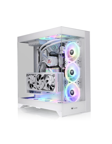 CAJA THERMALTAKE CTE E550 TG MID TOWER 2XUSB 3.0 1XUSB-C SN FUENTE BLANCO