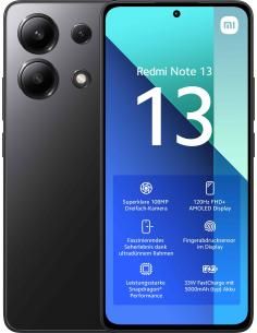 TELEFONO XIAOMI REDMI NOTE 13 P6.67 6GB 128GB 4G BLACK MZB0FYFEU
