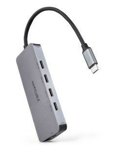 Nanocable HUB USB-C M a 4xUSB-C H + USB-C PD 100W