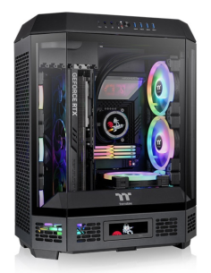 CAJA THERMALTAKE THE TOWER T600 ATX 2XUSB 3.0 SIN FUENTE NEGRO