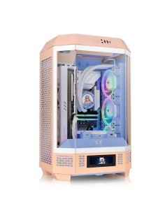 CAJA THERMALTAKE THE TOWER T300 M-ATX 2XUSB 3.0 SIN FUENTE NARANJA PEACH