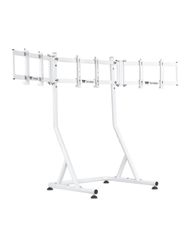 SOPORTE PARA 3 MONITORES DE 32" THERMALTAKE TRIPLE RACING BLANCO