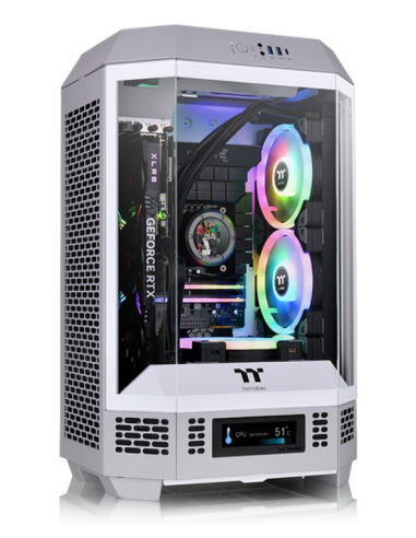 CAJA THERMALTAKE THE TOWER T300 M-ATX LIMESTONE ATX 2XUSB 3.0 SIN FUENTE GRIS