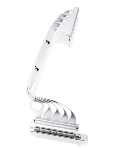 CABLE ELEVADOR THERMALTAKE PCI-E 4.0 90Âº DE 400 MM BLANCO