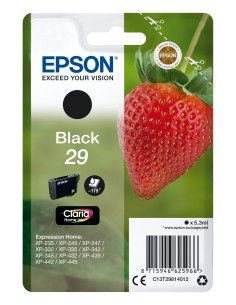 Cartucho tinta epson 29 c13t29814012 negro xp235 - xp332 - xp3357xp4327xp435 -  fresa