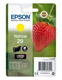 Cartucho tinta epson 29 c13t29844012 amarillo xp235 - xp332 - xp3357xp4327xp435 -  fresa
