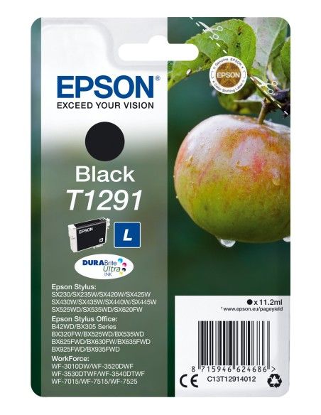 Cartucho tinta epson t129140 negro 11.2ml sx420w -  sx425w - sx525wd - sx620fw - b42wd - bx305f - bx305fw - bx320fw - bx525wd - 