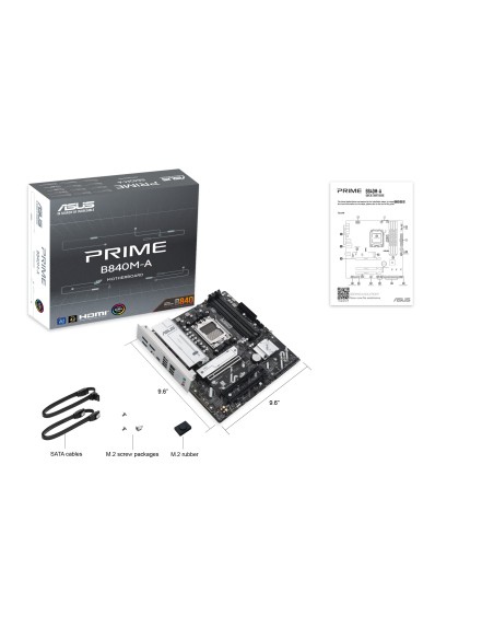 PLACA BASE ASUS PRIME B840M-A CSM  PCI-E 16x Gen4, M.2 Gen4