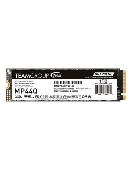 HD  SSD 1TB TEAMGROUP M.2 2280 NVME PCIEX 4.0 MP44Q TM8FFD001T0C101