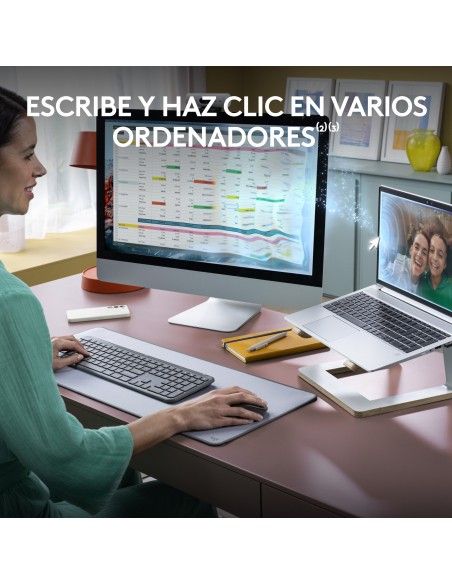 Teclado + raton logitech mk950 inalambrico