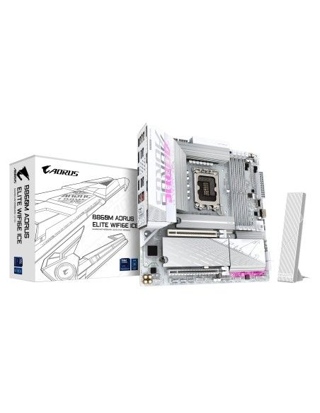 PLACA BASE GIGABYTE B860M A ELT WF6E ICE 1.0