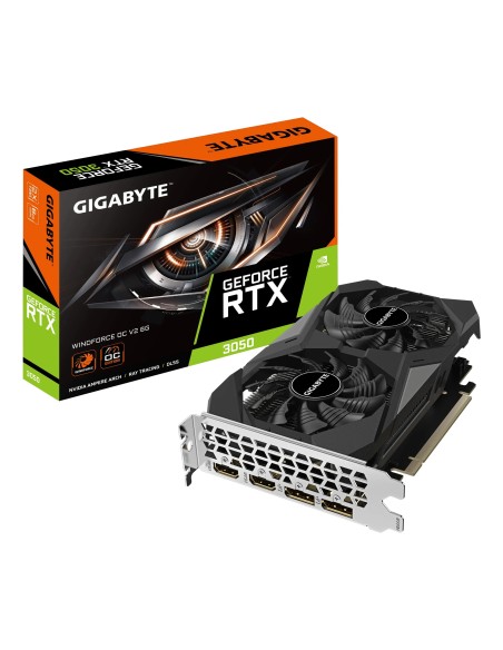 TARJETA GRAFICA GIGABYTE RTX 3050 WINDFORCE OC V2 6GB GDDR6 DLSS3
