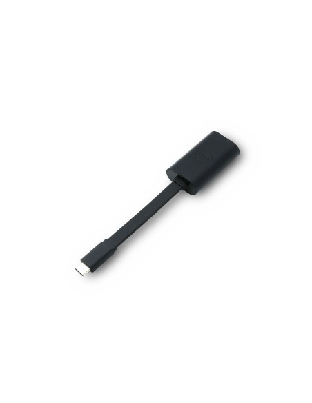 Adaptador usb tipo c a rj45 dell macho - hembra negro