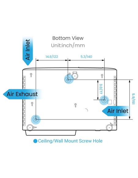 BENQ X500I PROJECTOR
