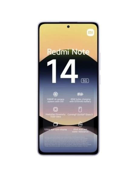 Movil xiaomi redmi note 14 5g 8 - 256gb lila