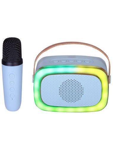 ALTAVOZ KARAOKE TREVI XR 8A01 MINIPARTY SPKR+AW BLUE