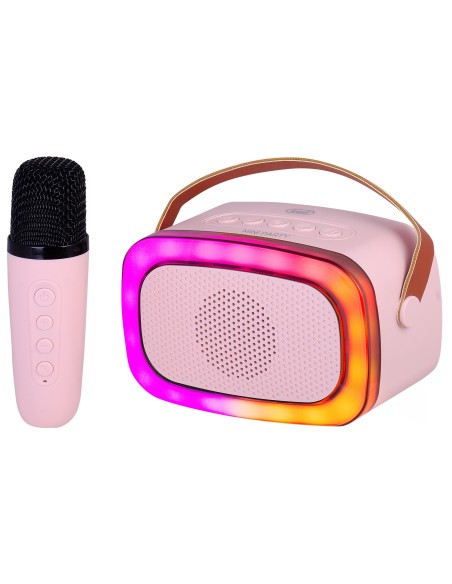 ALTAVOZ KARAOKE TREVI XR 8A01 MINIPARTY SPKR+AW PINK
