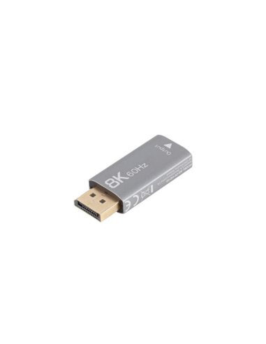 ADAPTADOR LANBERG 8K DISPLAYPORT MACHO/HDMI HEMBRA