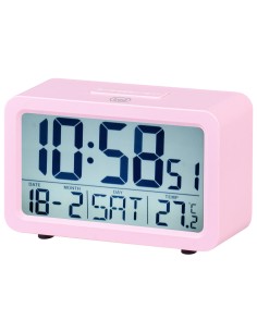 RELOJ DESPERTADOR TREVI SLD 3P60 DIGITAL ALARM CLOCK PINK