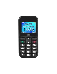 TELEFONO TREVI MAX 20 SENIOR PHONE BIG BUTTON FUNCION S.O.S. BLACK