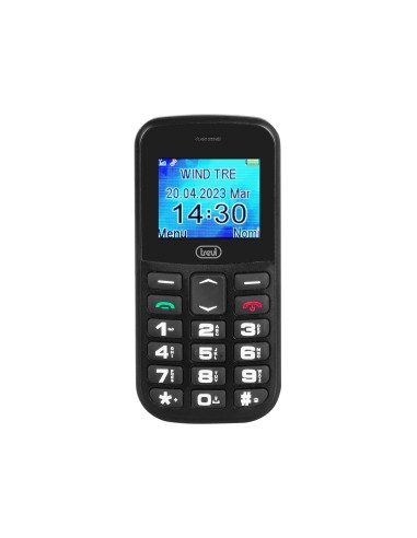 TELEFONO TREVI MAX 20 SENIOR PHONE BIG BUTTON FUNCION S.O.S. BLACK