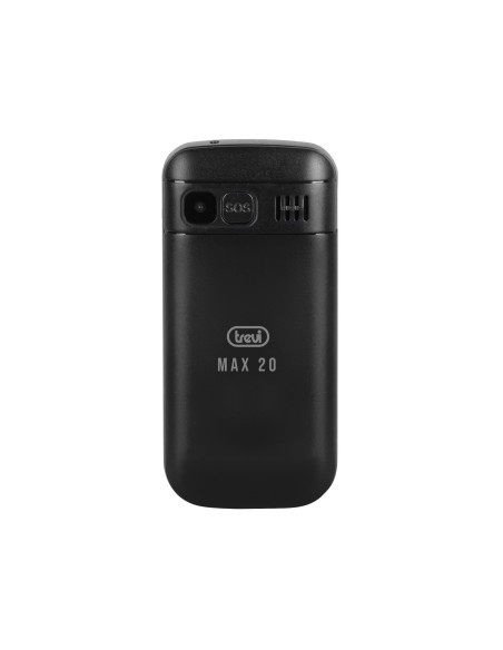 TELEFONO TREVI MAX 20 SENIOR PHONE BIG BUTTON FUNCION S.O.S. BLACK