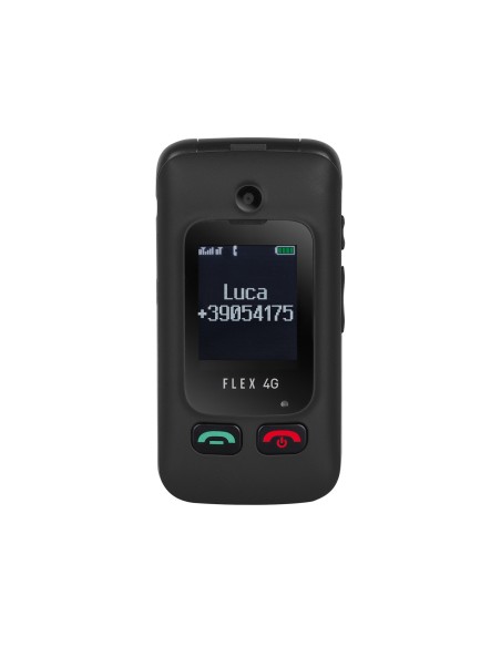 TELEFONO TREVI FLEX PLUS 90 4G FLIP SENIOR PHONE DUAL SCREEN BLACK