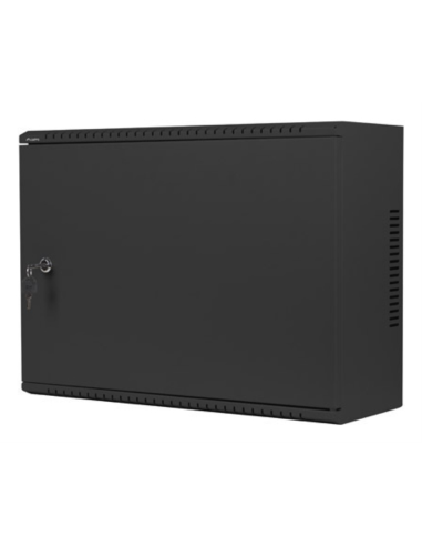 ARMARIO LANBERG MURAL RACK 19" 4U+3U/540X200 BAJO PERFIL NEGRO ENSAMBLADO