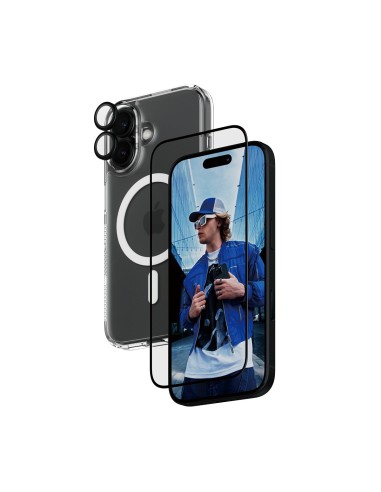 PanzerGlass 3-in-1 Bundle Proteccion iPhone 16