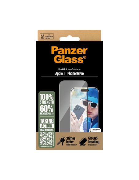 PanzerGlass Screen Protector iPhone 16 Pro