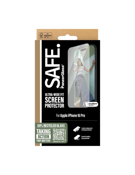 SAFE by PanzerGlass Screen Protector iPhone 16 Pro