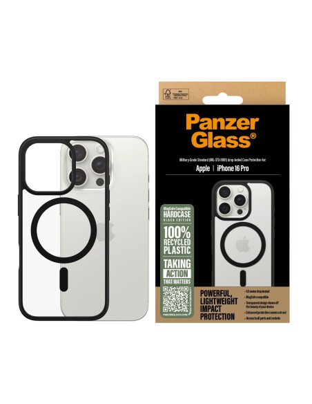 PanzerGlass Case con Black MagSafe iPhone 16 Pro