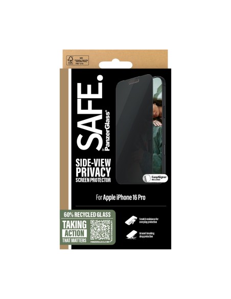 SAFE by PanzerGlass Privacy Protector iPhone 16Pro