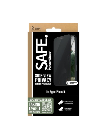 SAFE by PanzerGlass Privacy Protector iPhone 16-15