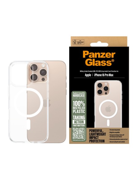 PanzerGlass Case con White MagSafe iPhone 16 ProMa