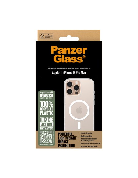 PanzerGlass Case con White MagSafe iPhone 16 ProMa