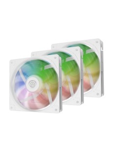 VENTILADOR GENESIS OXAL 120 ARGB BLANCO PACK 3 UDS