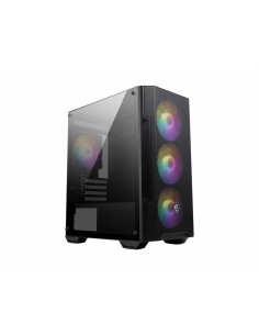 Caja ordenador gaming msi mag forge m100a m - atx 4 x 120mm 1 x usb 3.2 2 x usb 2.0 rgb